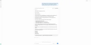 ChatGPT answer to Prompt 2, full screenshot