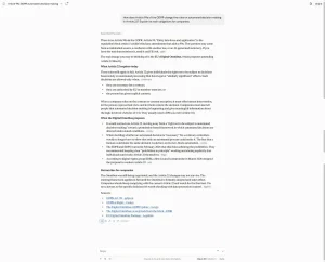 Claude answer to Prompt 8, full screenshot